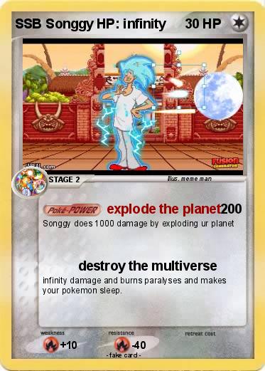 Pokemon SSB Songgy HP: infinity