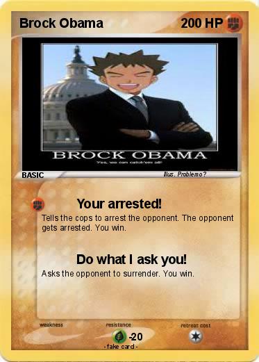 Pokemon Brock Obama