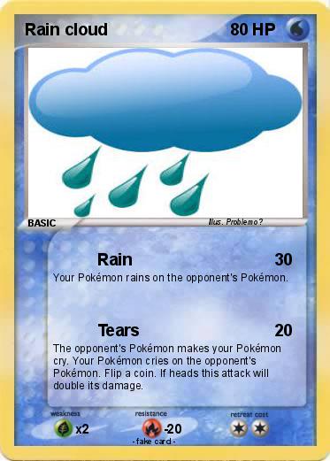 Pokemon Rain cloud