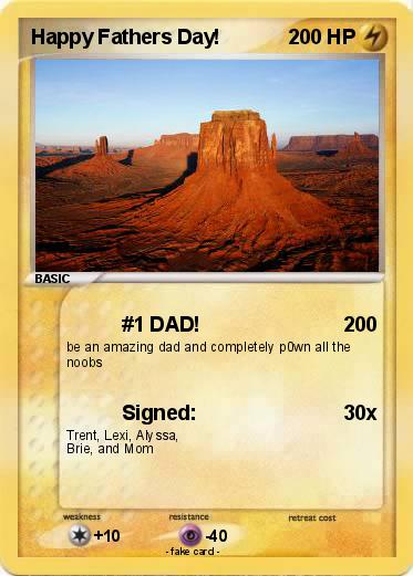 Pokemon Happy Fathers Day!