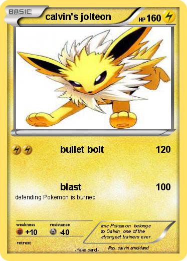 Pokemon calvin's jolteon