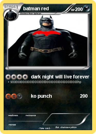 Pokemon batman red