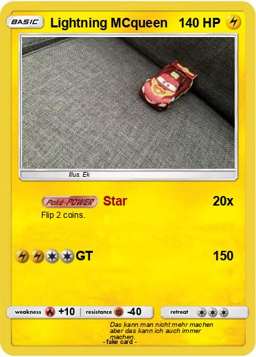 Pokemon Lightning MCqueen