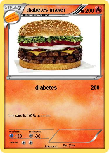 Pokemon diabetes maker