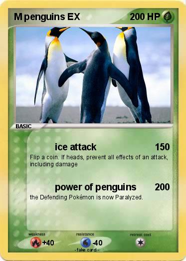 Pokemon M penguins EX