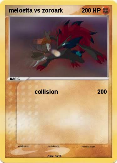 Pokemon meloetta vs zoroark
