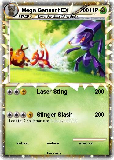 Pokemon Mega Gensect EX
