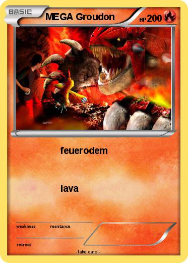 Pokemon MEGA Groudon