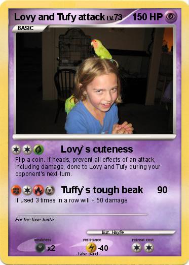 Pokemon Lovy and Tufy attack