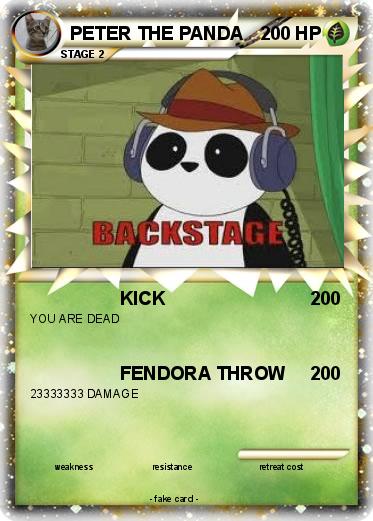 Pokemon PETER THE PANDA