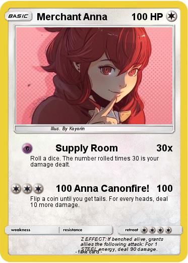 Pokemon Merchant Anna