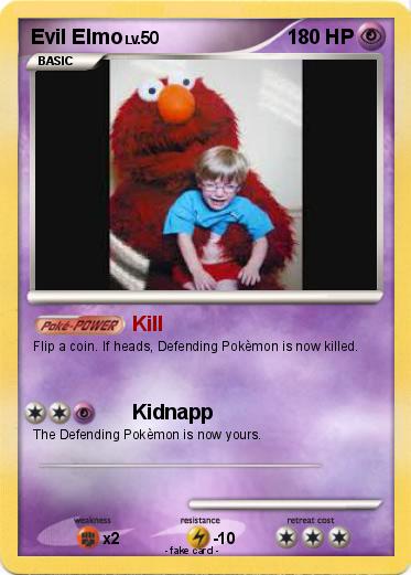 Pokemon Evil Elmo