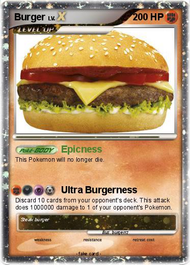 Pokemon Burger