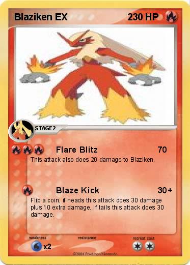 Pokemon Blaziken EX                       2