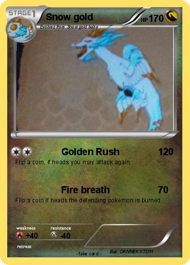 Pokemon Snow gold