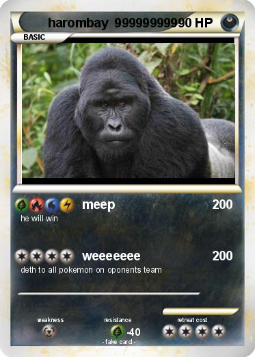 Pokemon harombay  999999999