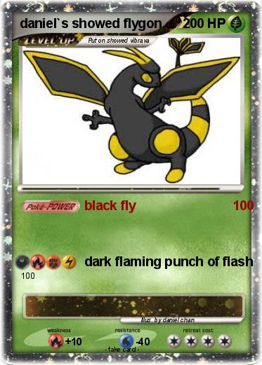 Pokemon daniel`s showed flygon