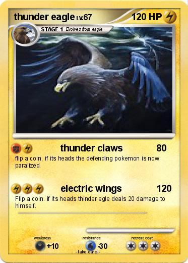 Pokemon thunder eagle