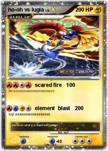 Pokemon ho-oh vs lugia