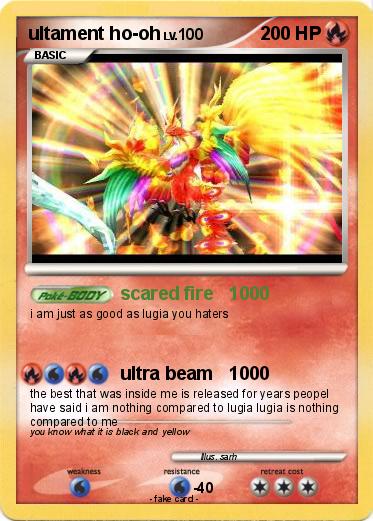Pokemon ultament ho-oh