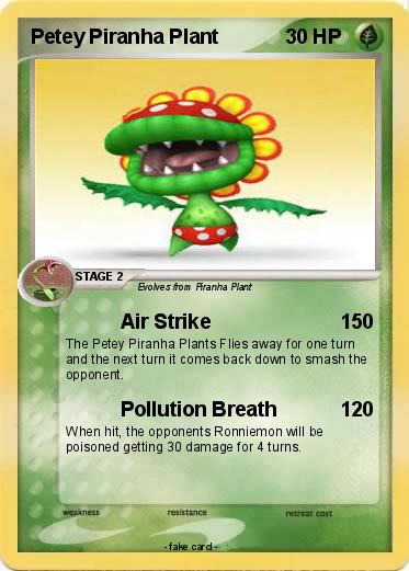 Pokemon Petey Piranha Plant