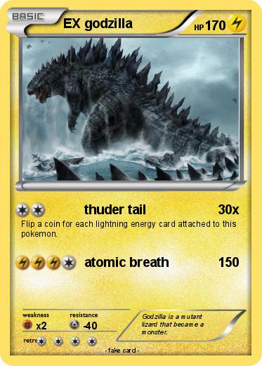 Pokemon EX godzilla