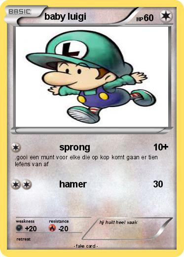 Pokemon baby luigi