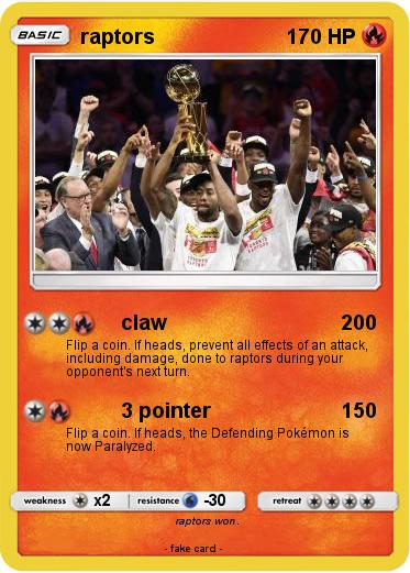 Pokemon raptors