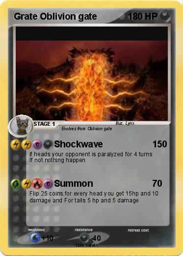 Pokemon Grate Oblivion gate