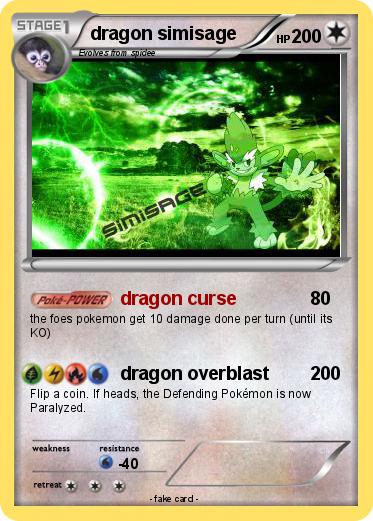 Pokemon dragon simisage