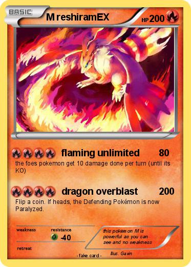 Pokemon M reshiramEX