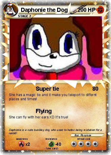 Pokemon Daphonie the Dog