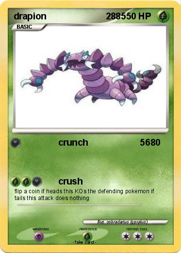 Pokemon drapion                        2885