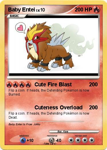 Pokemon Baby Entei