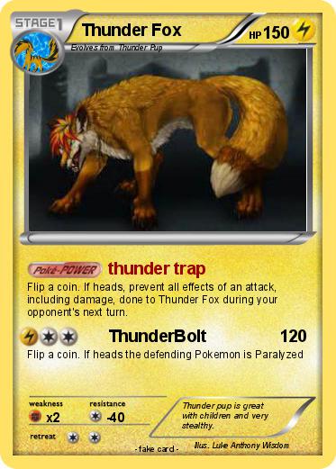 Pokemon Thunder Fox