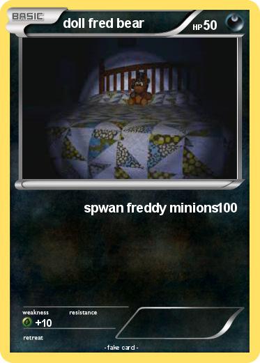 Pokemon doll fred bear