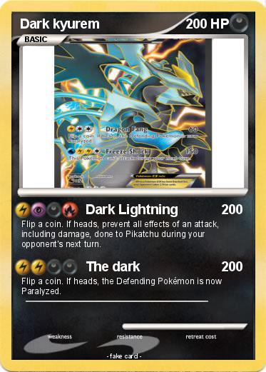 Pokemon Dark kyurem