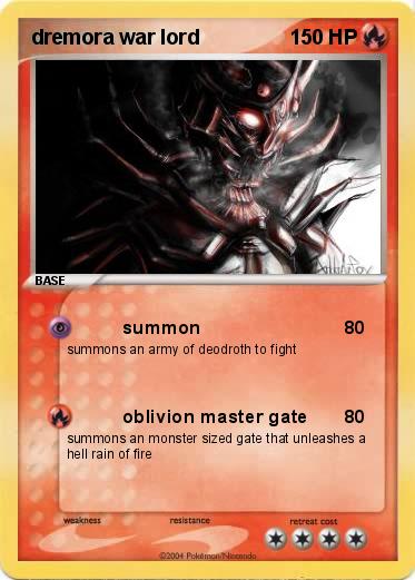 Pokemon dremora war lord