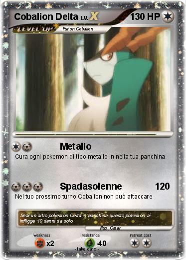 Pokemon Cobalion Delta