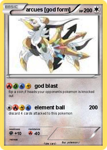 Pokemon arcues [god form]
