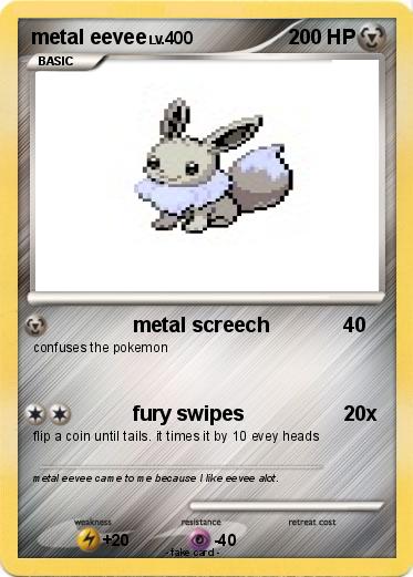 Pokemon metal eevee