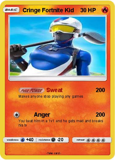 Pokemon Cringe Fortnite Kid