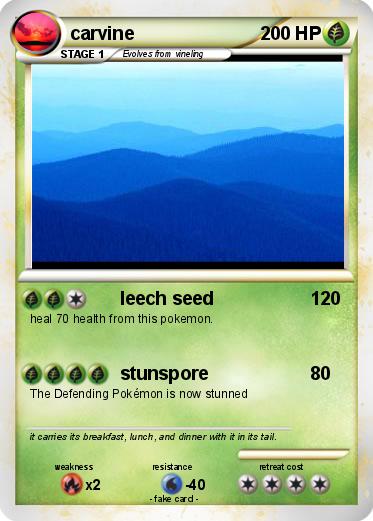 Pokemon carvine