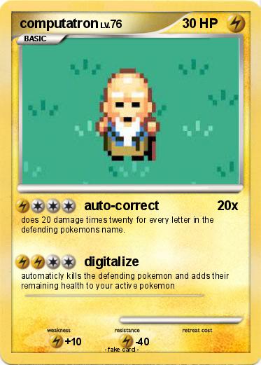 Pokemon computatron