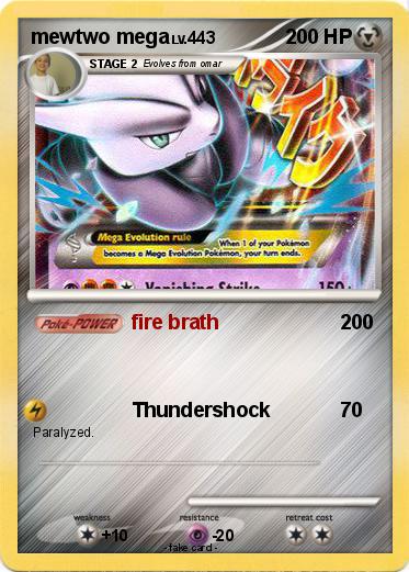 Pokemon mewtwo mega