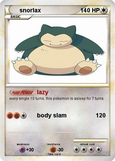 Pokemon snorlax