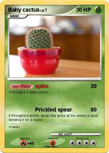 Pokemon Baby cactus