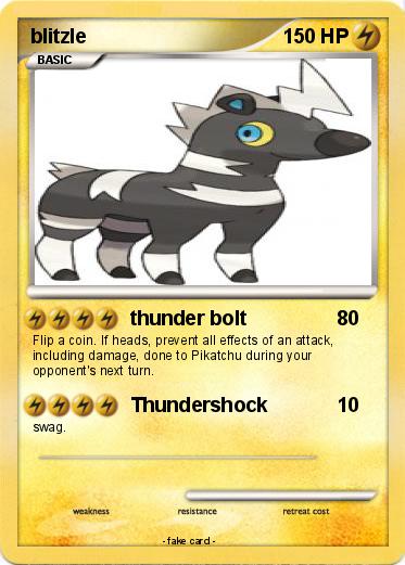 Pokemon blitzle