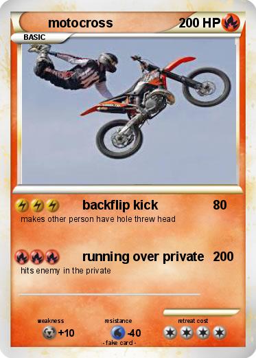Pokemon motocross