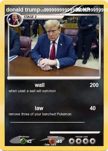 Pokemon donald trump